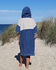 chłopiec - inne Ponczo kąpielowe z bawełnianej frotte  BLUE STAR 6