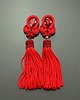 kolczyki chwosty Kolczyki chwosty sutasz Red Tassels 3