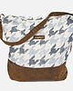 torby na ramię Boho bag w jasnoniebieską pepitkę 6