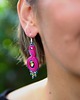 kolczyki soutache Ronja 1 - kolczyki z sutaszu, srebro 3