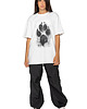 t-shirt damskie Koszulka loose fit UNDERWORLD Animal Footprint 1
