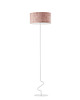 lampy podłogowe Czarna lampa stojąca do salonu LED JERSEY VELUR 3