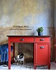 biurka Biurko Brick Red 8