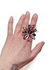 pierścionki - różne Duży pierścionek kwiat 2