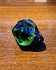 pierścionki - różne Zielony pierścień Magiczny. Zieleń to kolor nadziei Szklany handmade 7