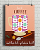 plakaty First Coffee - plakat kuchenny art giclee 1