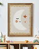 obrazy i plakaty do pokoju dziecięcego Księżyc - plakat dla dzieci pokój dziecka 2