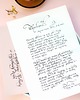 zaproszenia i kartki na ślub Personalizowany list miłosny dla Niej lub dla Niego pisany ręcznie 2