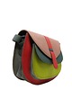 torby na ramię Torebka damska na ramię skórzana pojemna kolorowa ze skrawków eko OLIVKA 1