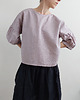 bluzki - inne Bluzka "COSMOS" 100% len, old rose 7