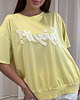 t-shirt damskie Bluzka Enjoy It Giallo 1