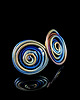 kolczyki wire wrapping Tytanowy wir- sztyfty z tytanu 2