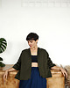 marynarki damskie Kimono MIBEL / deep green 4