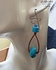 kolczyki z kamieniami Ekskluzywnie i turkusowo, urocze kolczyki handmade  to super prezent xmas 8