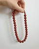 chokery Naszyjnik choker ROOTS jaspis czerwony kulki 12 mm 4