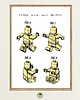 obrazy i plakaty do pokoju dziecięcego 3 Plakaty Lego ludzik klocki dla dzieci 3