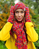 rękawiczki damskie Rękawiczki MERINO 50% handmade ze sznureczkiem ,,Czerwienie" 2