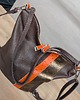 torby na ramię Bucket bag brązowa z pomarańczem 1