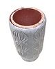 wazony Wazon ceramiczny fat lava Strehla Keramik, Niemcy lata 60. 2