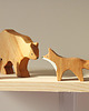 klocki i zabawki drewniane Leśne zwierzęta - zestaw drewnianych zabawek - Niedźwiedź, Lis, Zając 9