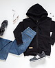 bluza z kapturem damska Bluza dresowa damska rozpinana Augustów czarna 2