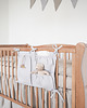 akcesoria do łóżeczek Lniany organizer na łóżeczko - light gray 5