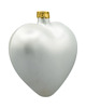ozdoby choinkowe Bombka choinkowa: Serce matowe: białe 1