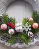 wianki bożonarodzeniowe Wianek świąteczny handmade ze sznurka 1