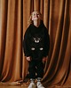 bluzy dla chłopców Bluza oversize Black Teddy 1
