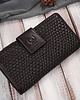 portfele damskie Portfel damski skórzany ciemnobrązowy handmade RFID Paolo Peruzzi 1