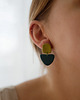 kolczyki z masy plastycznej Wiszące kolczyki kamyczki 1