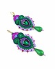 kolczyki soutache Kolczyki sutasz Tajemniczy Ogród 2