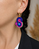 kolczyki soutache Małe i kolorowe kolczyki sutasz 1