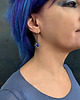 kolczyki srebrne Srebrne kolczyki Gwiazda Wenus z lapisem-lazuli 8 mm 3