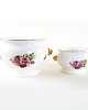 miski i misy Para ceramicznych waz dekoracyjnych z uchwytami w stylu Art Deco 1