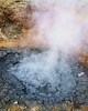 kolczyki z masy plastycznej Oryginalne kolczyki z mchem i lawą z Islandii 3