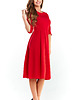 sukienki midi damskie Sukienka midi N042 czerwony 2