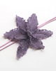 chokery Fioletowa orchidea - naszyjnik choker z koralików 2