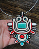 wisiory Navajo- etniczny wisior soutache 4