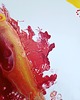 obrazy BLOODSTREAM ręcznie malowana abstrakcja 70x70 cm 2