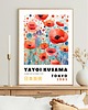 plakaty ZESTAW 3 plakatów Yayoi Kusama kwiaty abstrakcyjne maki 1