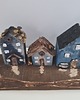 dodatki - różne Drewniane małe domki, drewniana dekoracja 6