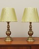 lampy stołowe Komplet dwóch lampek nocnych, duński design, lata 70, produkcja: Dania 1