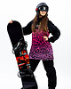 bluza z kapturem damska Damska Bluza Snowboard DR.CROW Multicolor Leopard 1