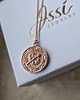 złote naszyjniki FRIDA KHALO- naszyjnik moneta srebro,złoto,róż 9