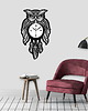 zegary DEKORACYJNY, AŻUROWY ZEGAR ŚCIENNY, SOWA, ŁAPACZ SNÓW,BOHO Design 2
