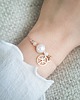 bransoletki z kamieni naturalnych Bransoletka Zodiakalna Ryby Big Pearl z Zawieszką 1