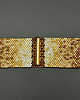 bransoletki ze szkła Brown Ombre, wyplatana bransoleta, beading 6