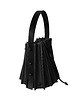 torby na ramię Czarny skórzany Bucket Bag PAULINE 2