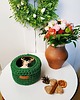 dekoracje świąteczne Kosz prezentowy świąteczny z motywem głowy jelenia " Deer gift Basket" 5
